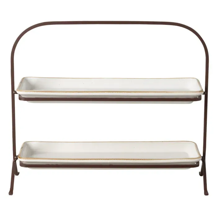 Costa Nova Sardegna etagere 2 fade hvid blank