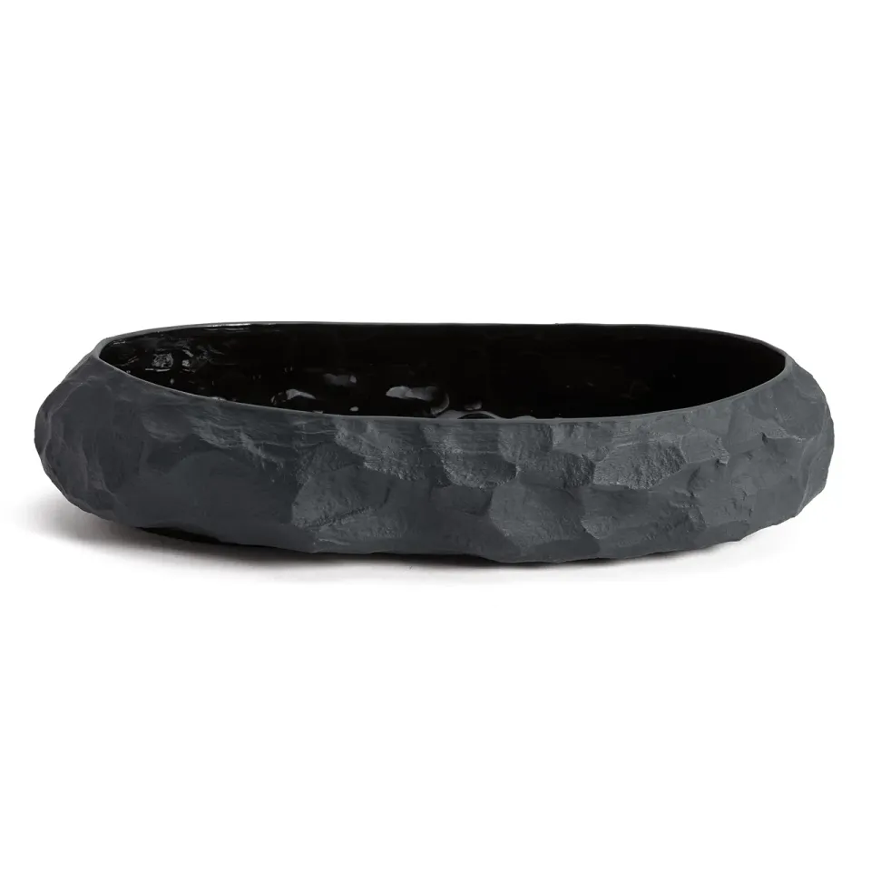 1882 Ltd Crockery Black Largest Oblong skål sort stor
