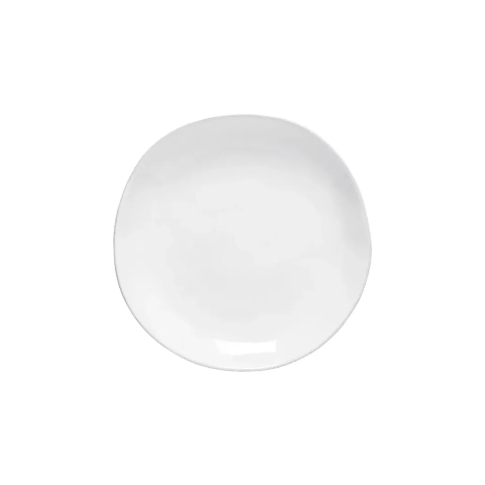 Costa Nova Livia frokosttallerken Hvid blank glasur