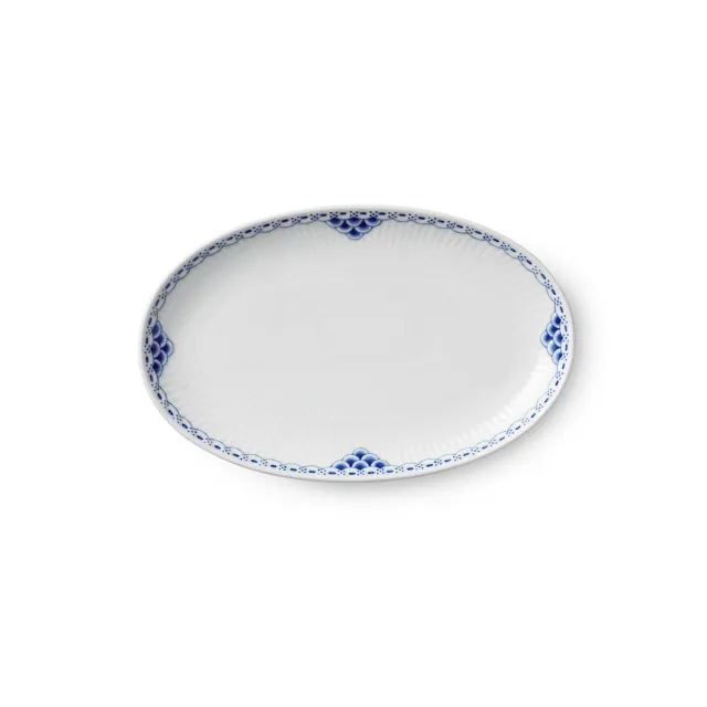 Kgl. Porcelæn Prinsesse asiet 23,5 cm porcelæn blå