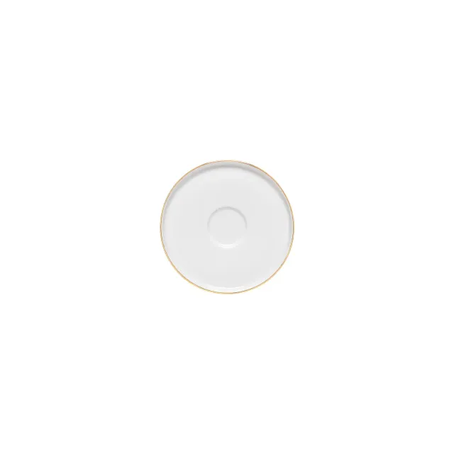 Costa Nova Resonance Coffee Saucer underkop hvid-guld porcelæn