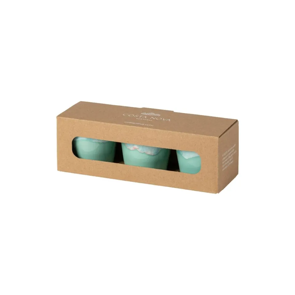 Costa Nova Grespresso espressokopper 3 stk aqua stentøj