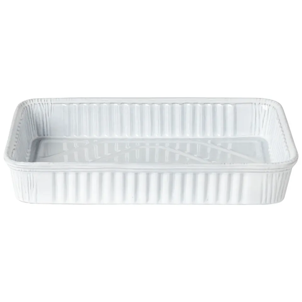 Costa Nova Festa ildfast fad hvid blank glasur