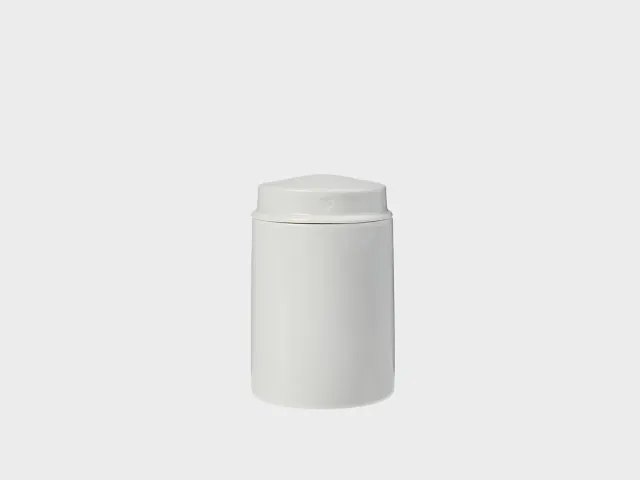 Nymphenburg Apothekerdose krukke porcelæn hvid Gr. 2