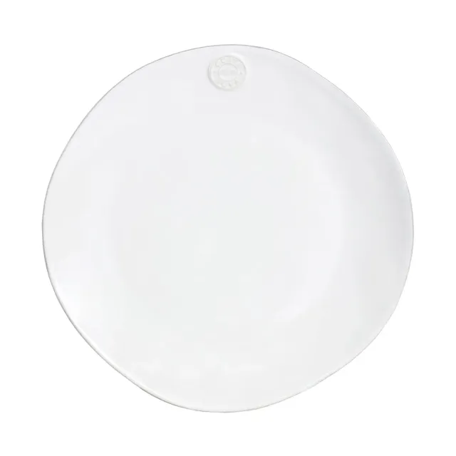 Costa Nova Nova kuverttallerken hvid blank glasur