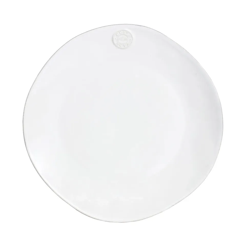 Costa Nova Nova kuverttallerken hvid blank glasur