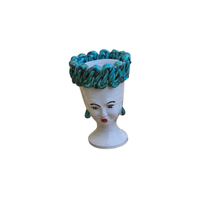 Les Ottomans Sicily Sculpture vase håndmalet keramik citron