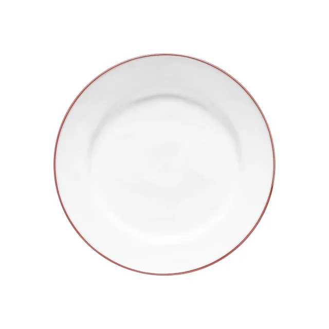 Costa Nova Beja middagstallerken White & Red stentøj blank