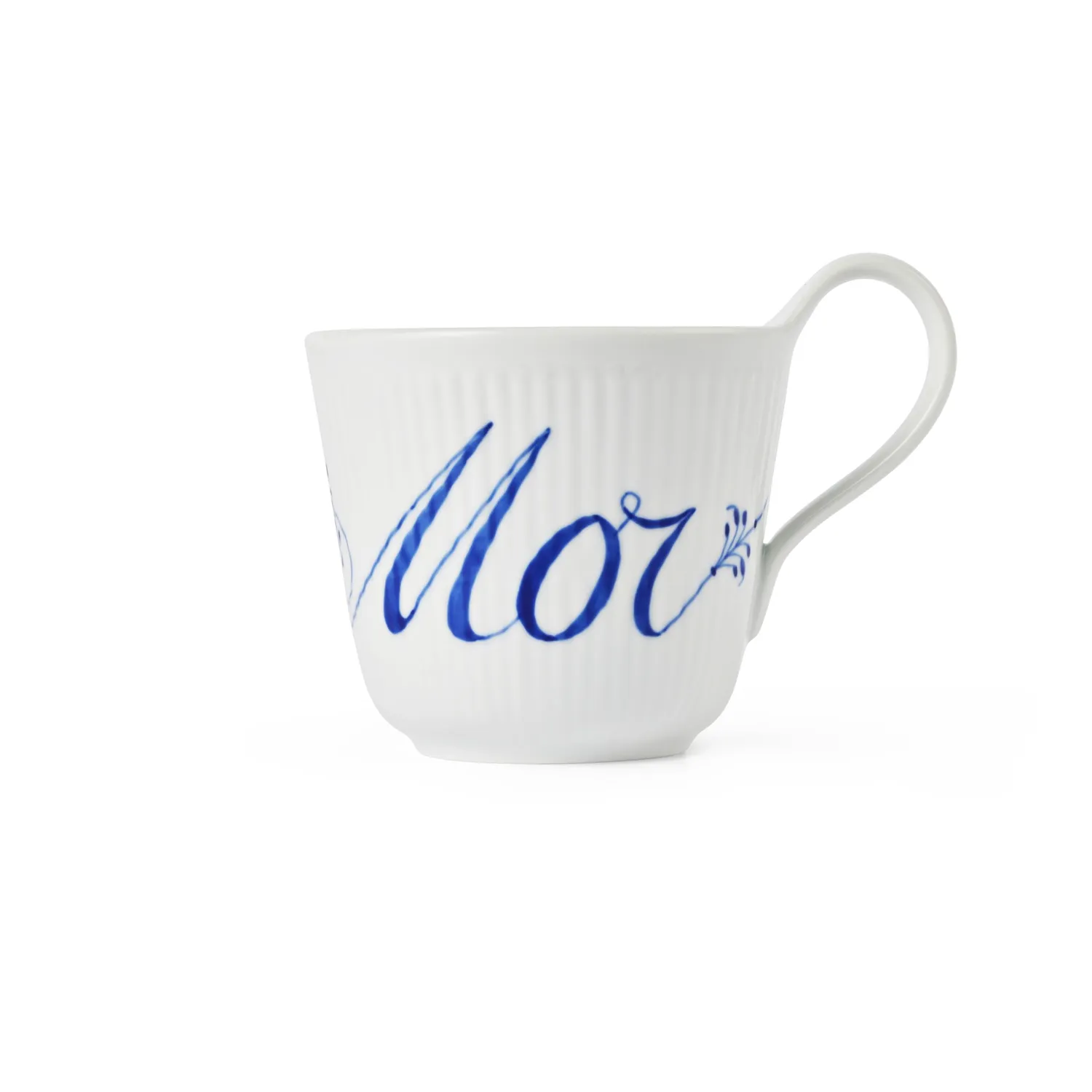 Kgl. Porcelæn Alfabet Mor kop 33 cl med høj hank