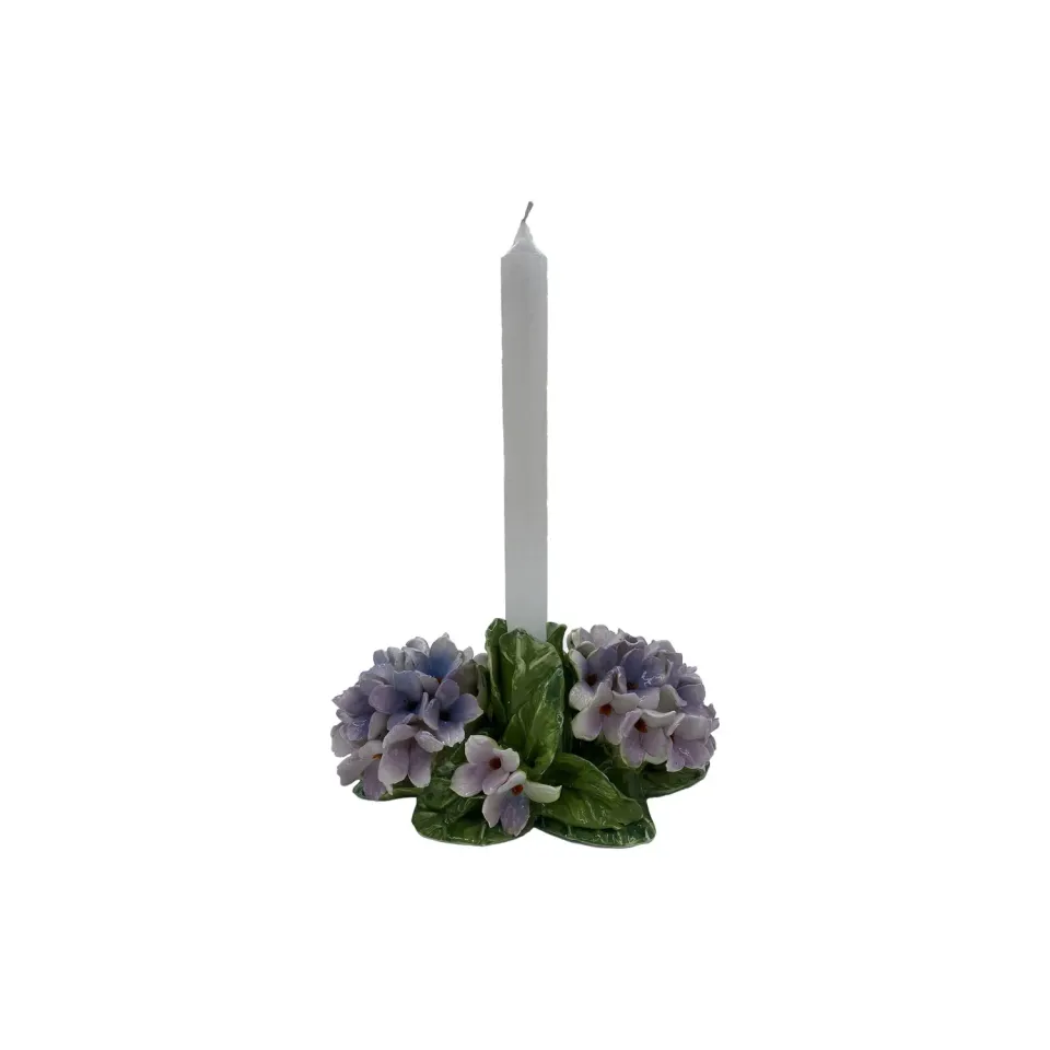 Les Ottomans Ortensia Viola lysestage keramik lilla
