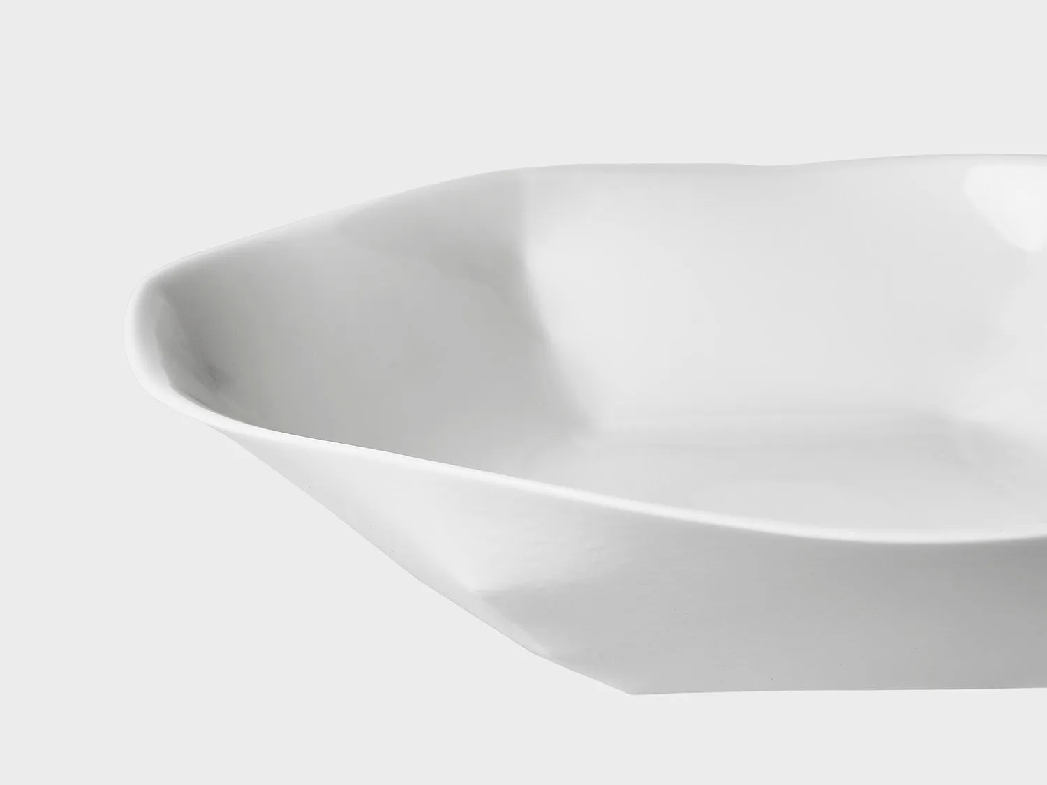 Nymphenburg Lightscape dyb tallerken 22 cm hvid biskuit