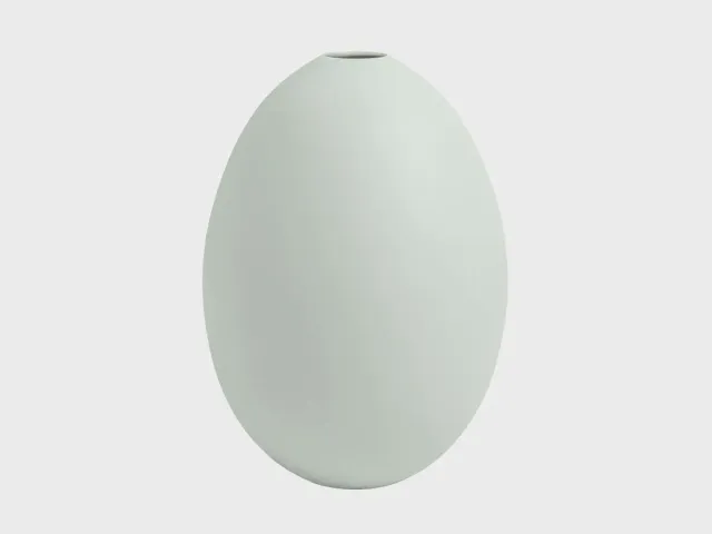 Nymphenburg Seladon æg vase L porcelæn