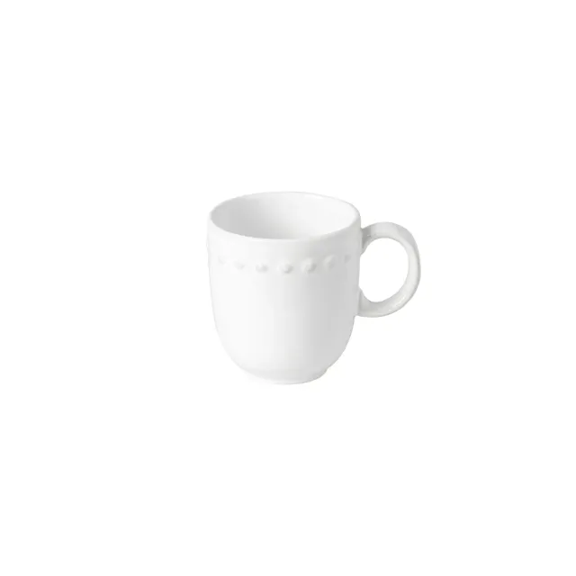 Costa Nova Pearl krus hvid blank glasur