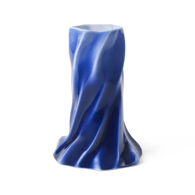 Kgl. Porcelæn Kontur vase 26 cm blå