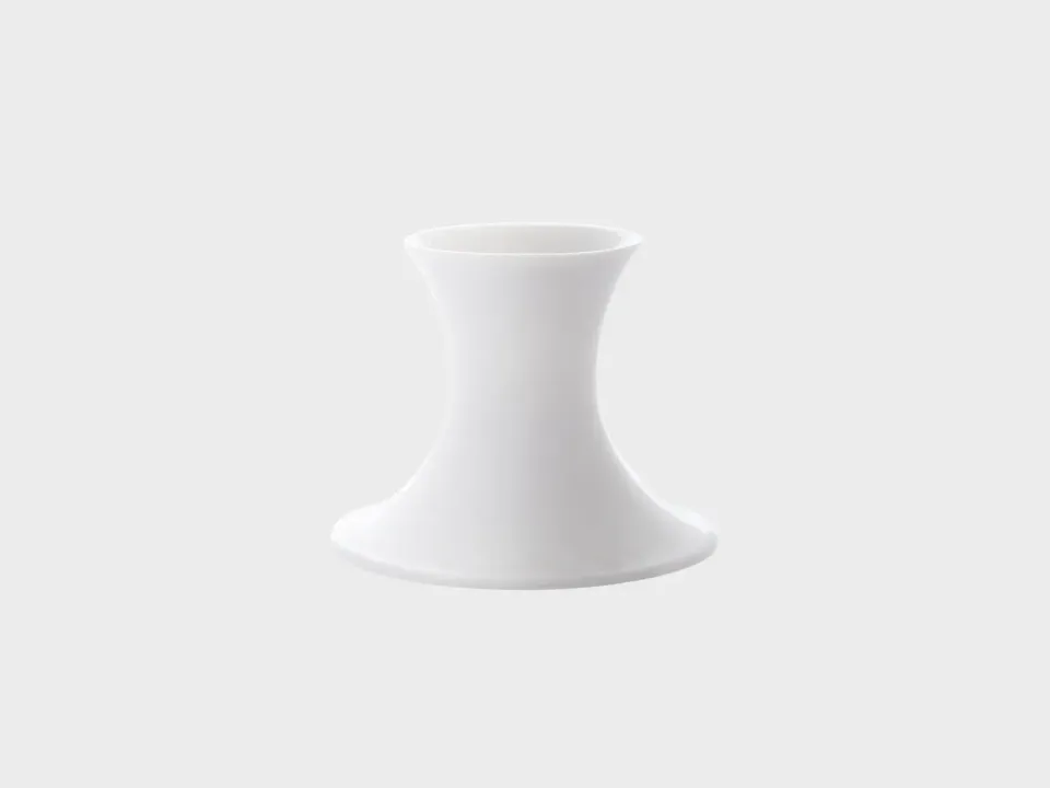 Nymphenburg lysestage porcelæn hvid Muehling