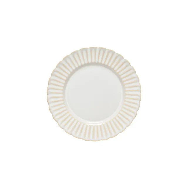 Costa Nova Cristal Salad tallerken hvid blank reaktiv glasur
