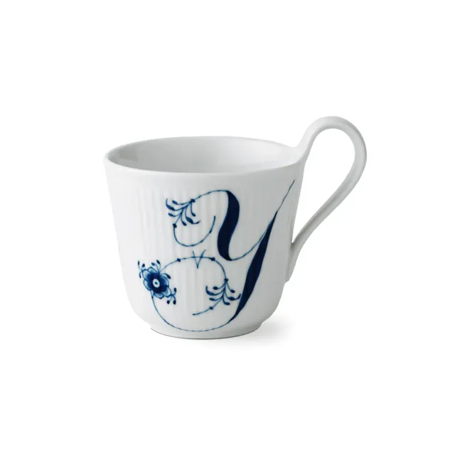 Kgl. Porcelæn Alfabet kop Y 33 cl håndmalet