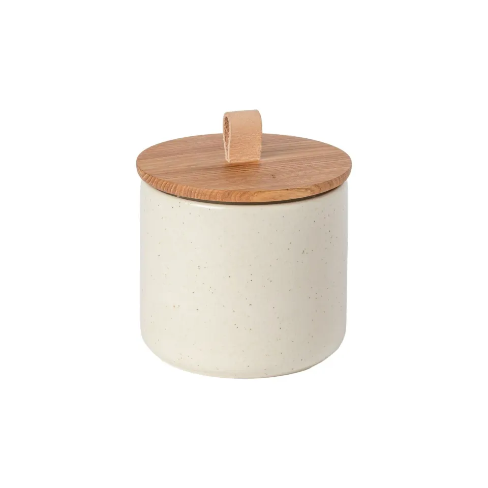 Costa Nova Pacifica XOX151 krukke vanilla beige blank glasur