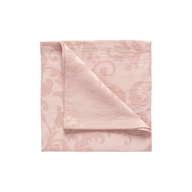 Costa Nova Dalia serviet lyserød hør-bomuld jacquard
