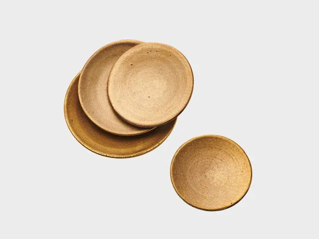 Nymphenburg A hint of gold tallerken majolika sort