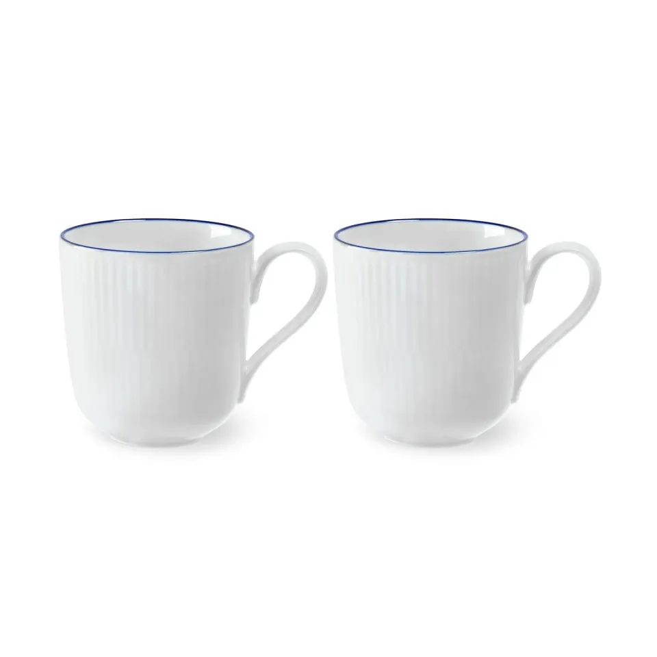 Royal Copenhagen Blueline kop 28 cl 2 stk blå porcelæn