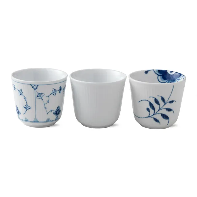 Kgl. Porcelæn Gifts With History termokrus 26 cl 3 stk musselmalet