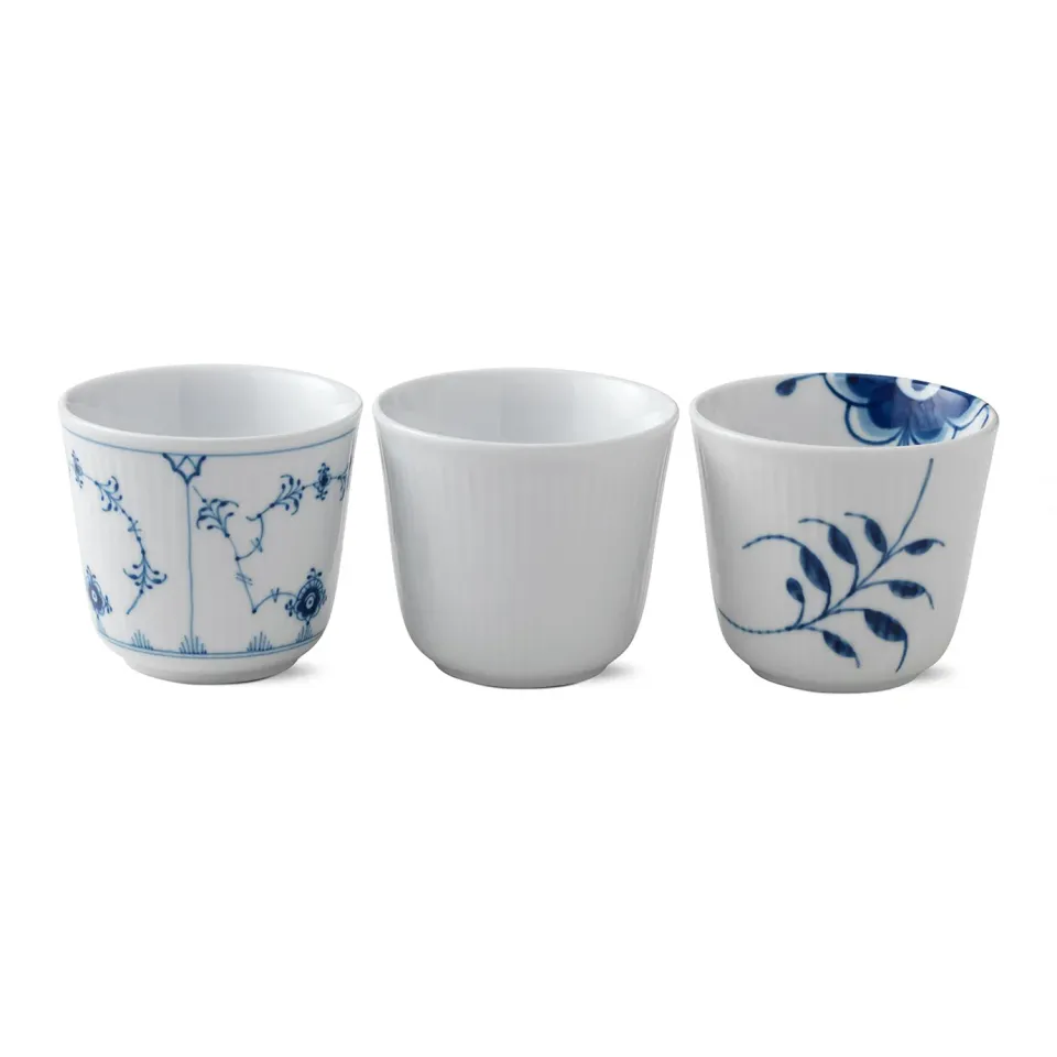 Kgl. Porcelæn Gifts With History termokrus 26 cl 3 stk musselmalet