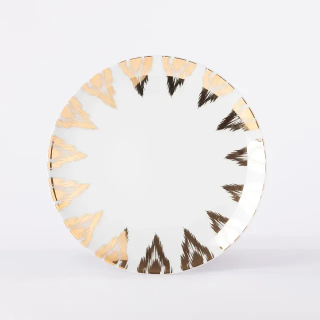 Les Ottomans Uzbek Gold UZG01 desserttallerken porcelæn guld