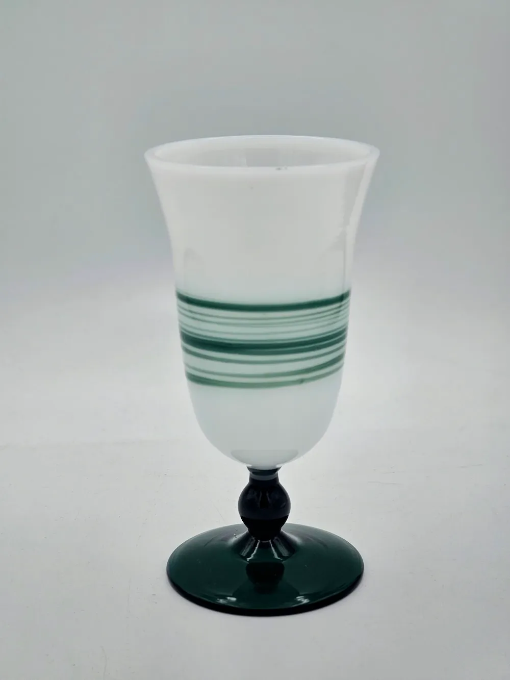Les Ottomans glas grønne striber stribet drikkeglas