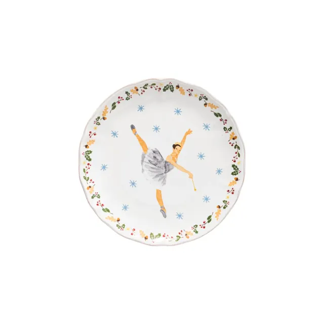 Costa Nova Nutcracker TP213 desserttallerken hvid stentøj