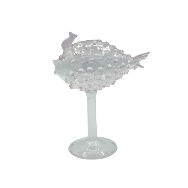 Les Ottomans kuglefisk cocktailglas rosa håndmalet