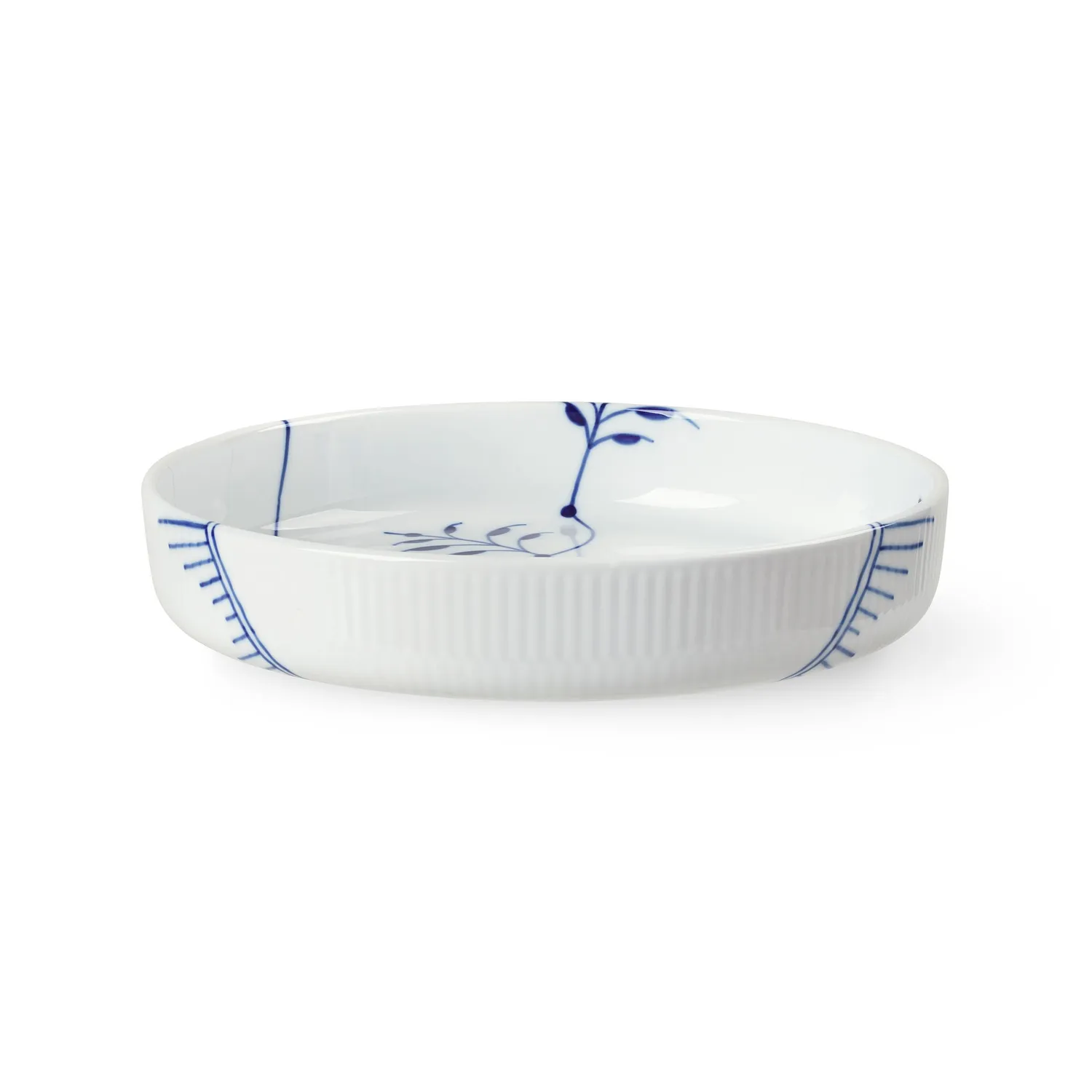 Kgl. Porcelæn Blå Mega Riflet ovnfast fad 27 cm
