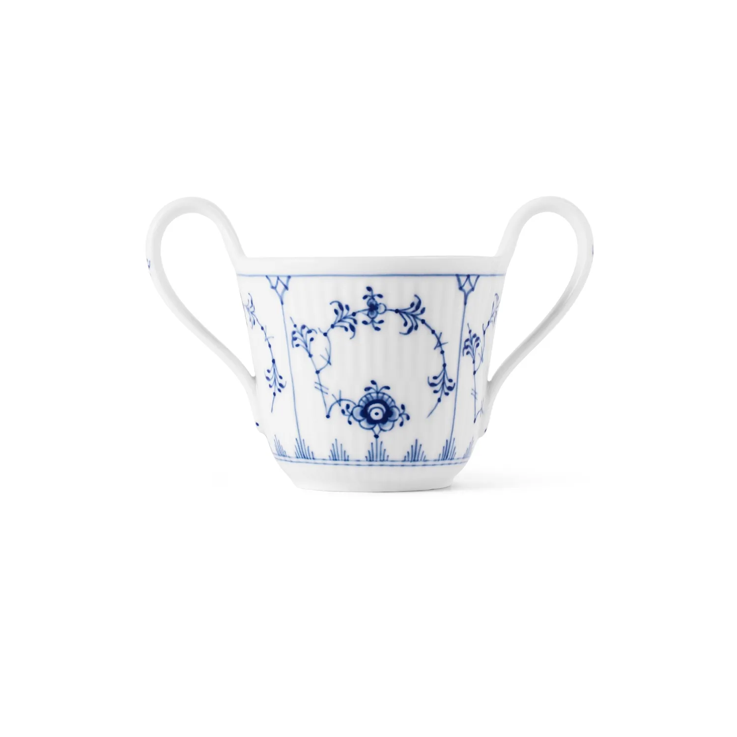 Royal Copenhagen Musselmalet Riflet babykop 13 cl to hanke