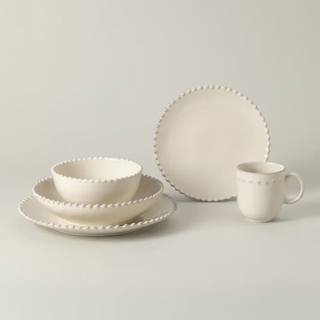 Costa Nova Pearl middagssæt 5 dele creme