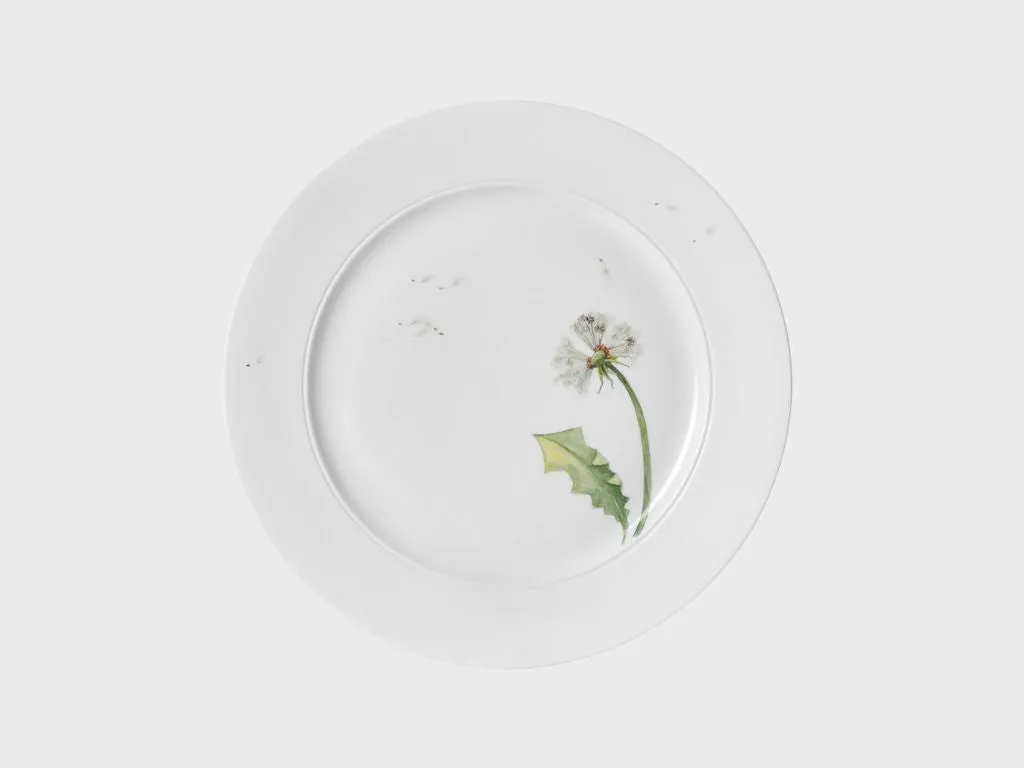 Nymphenburg Lotos Pusteblume tallerken 27 cm bemalt
