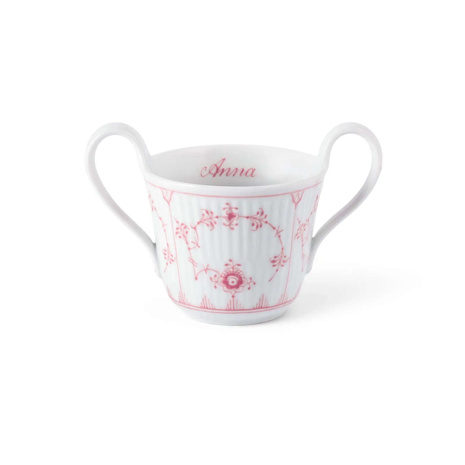Kgl. Porcelæn Musselmalet Riflet babykop 13 cl Bespoke