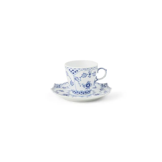 Kgl. Porcelæn Musselmalet Helblonde espressokop 7 cl