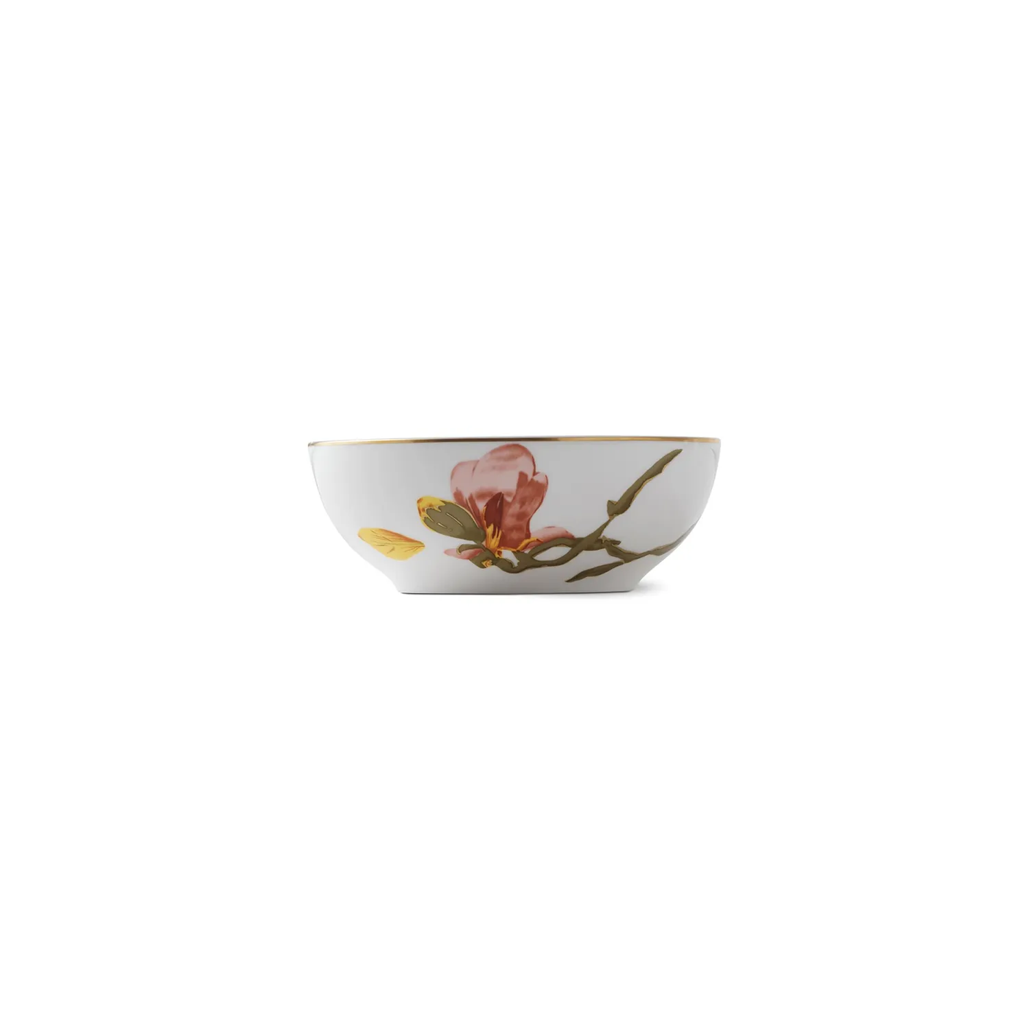 Kgl. Porcelæn Flora Magnolia skål 50 cl med guld
