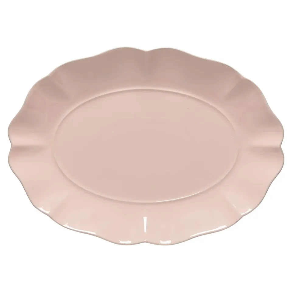 Costa Nova Rosa fad ovalt Rosé Pink blank glasur