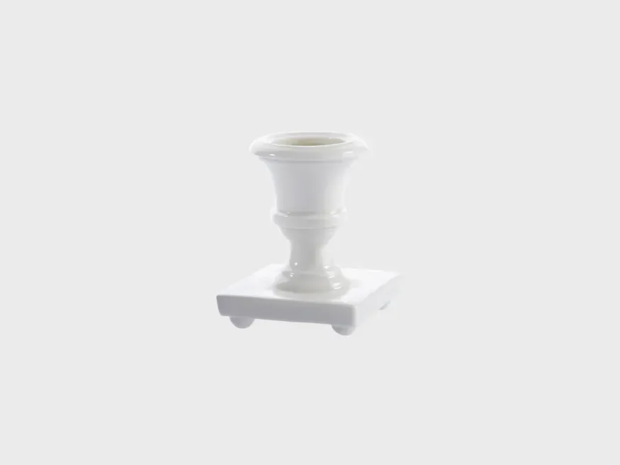 Nymphenburg Leuchter lysestage elfenben porcelæn