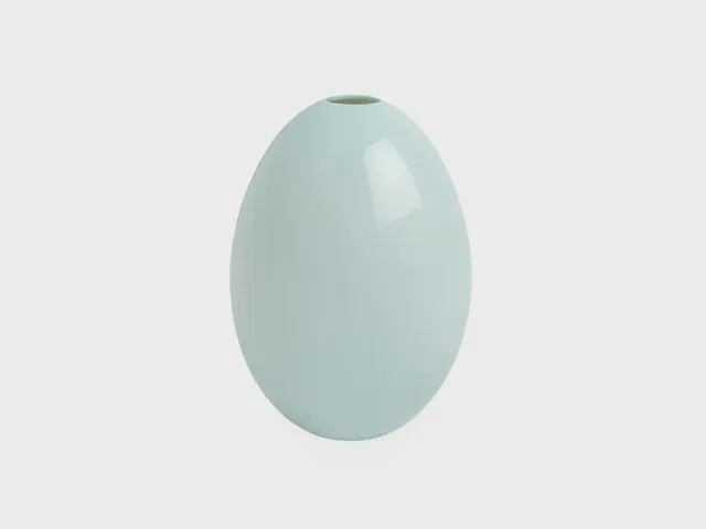 Nymphenburg Eivase M lyseblå porcelænsvase