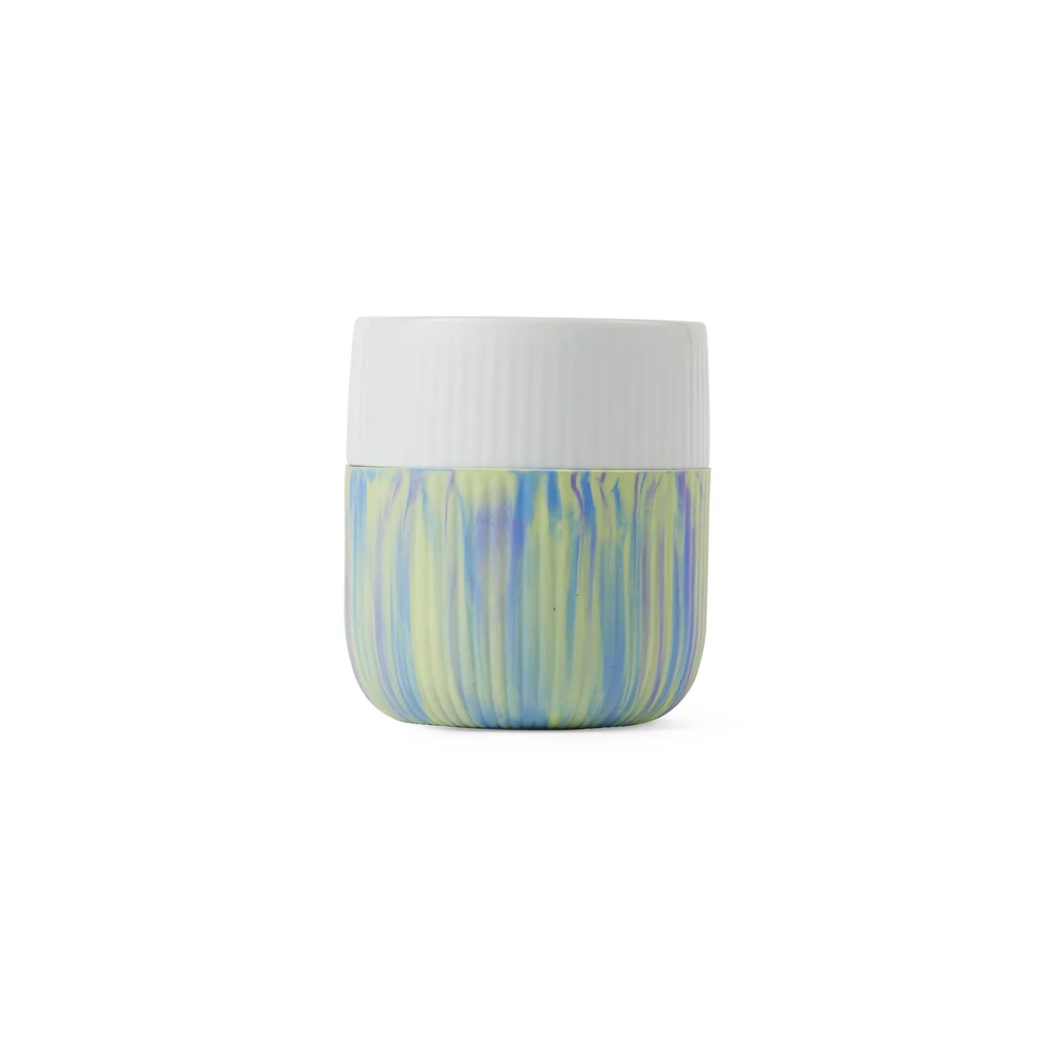 Kgl. Porcelæn Riflet Contrast krus 35 cl Northern Lights