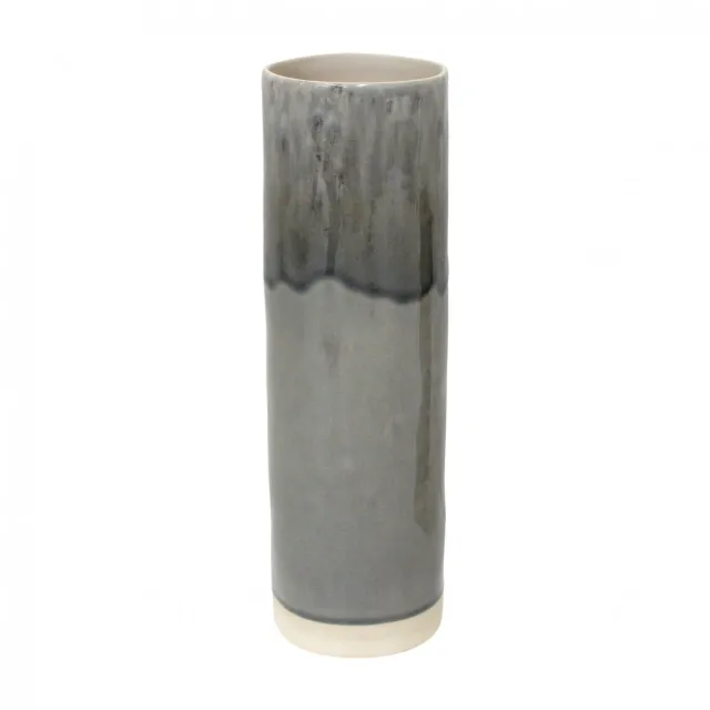 Costa Nova Madeira vase stor cylinder grå craquelé