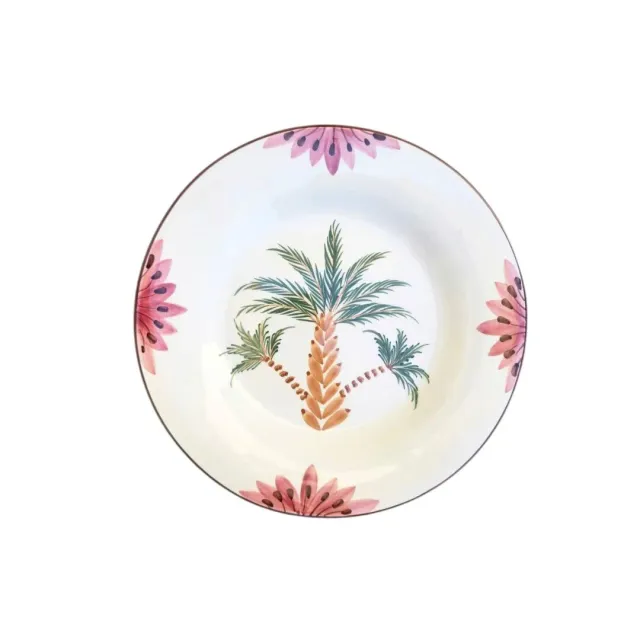 Les Ottomans The Dates Tree desserttallerken keramik rosa