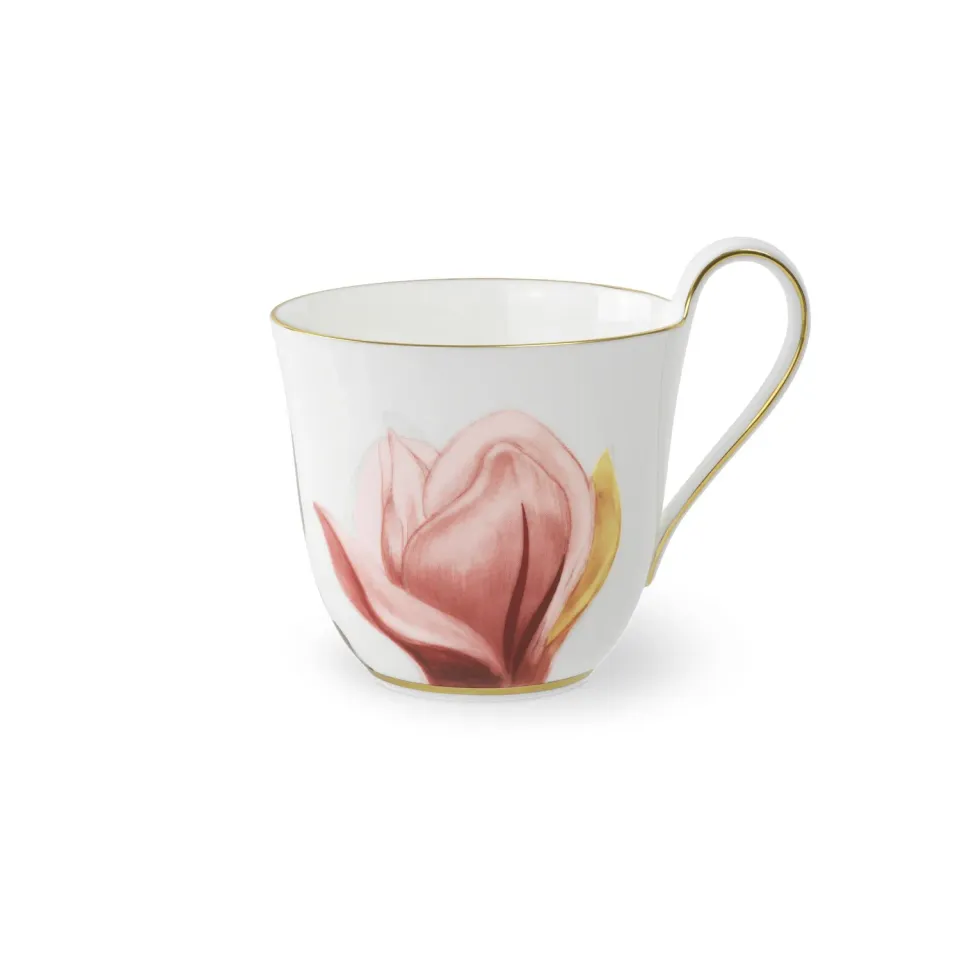 Kgl. Porcelæn Flora højhankskop Magnolia 33 cl