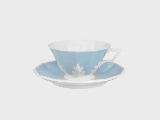 Nymphenburg Perl Symphonie Blau tekop porcelæn blå