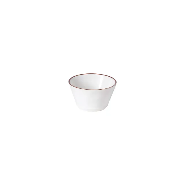 Costa Nova Beja Round Ramekin souffleskål hvid/rød stentøj