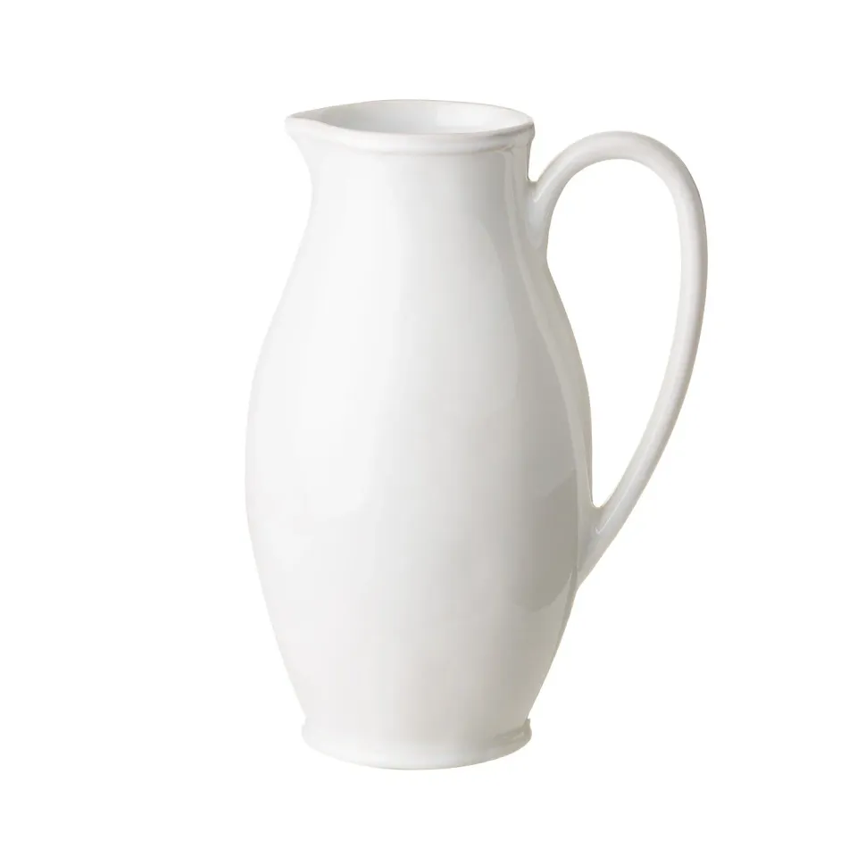 Costa Nova Fontana Pitcher kande hvid blank glasur