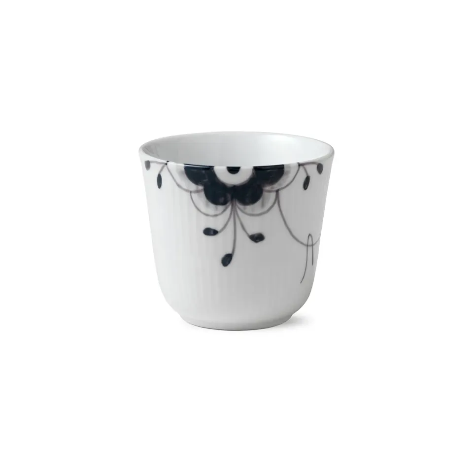 Kgl. Porcelæn Sort Mega Riflet termokrus 26 cl