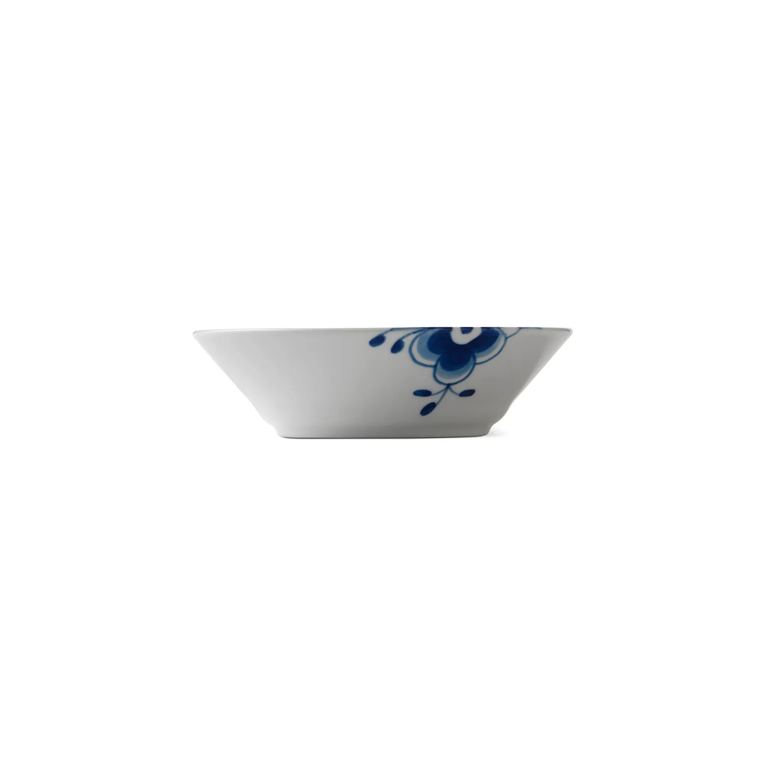Kgl. Porcelæn Blå Mega Riflet dyb tallerken 17 cm blå